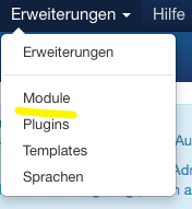 Erweiterung Module
